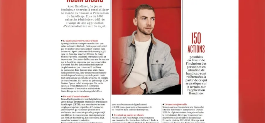 Robin Sicsic, Alumni et entrepreneur engagé, est à l'honneur dans Les Echos Week-end ! 