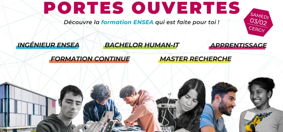 Rencontrons-nous lors des Portes Ouvertes 2024 de l'ENSEA