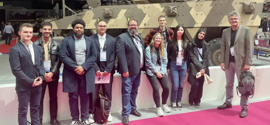 L'ENSEA et ses étudiants au rendez-vous lors du mondial de la Défense et de la Sécurité !