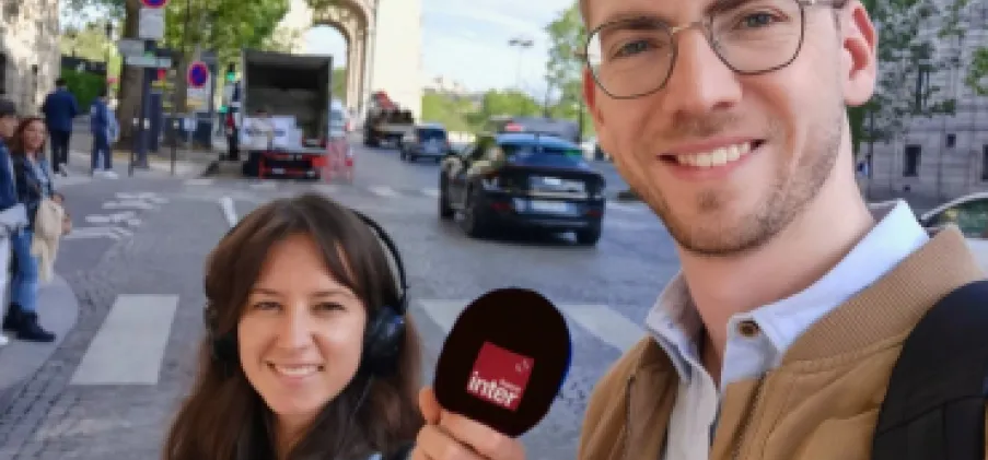 Robin Sicsic, Alumni de l'ENSEA, repéré par France Inter pour son engagement en faveur de l'inclusion