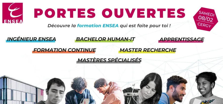 Rencontrons nous aux Portes Ouvertes ENSEA 2025 !