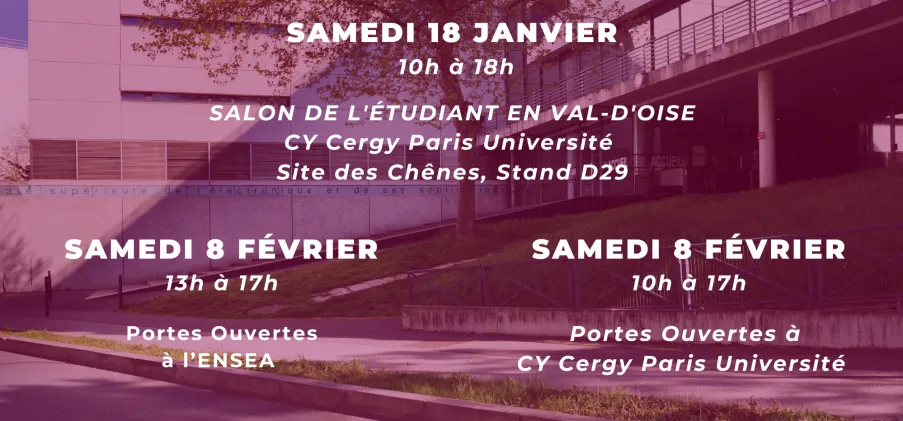 JPO, salons : Rendez-vous début 2025 !