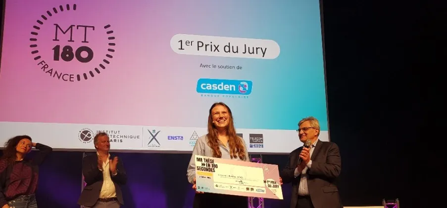 Amélie Kies, Alumni ENSEA, 1er prix de MT180 à Polytechnique !