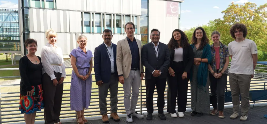 L'ENSEA a reçu une délégation indienne du Karunya Institute for Science and Technology