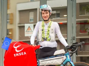 Sensible aux sujets écologiques, l’ENSEA m’a aidé financièrement à faire une mobilité verte - aller en Summer School en Croatie à vélo !